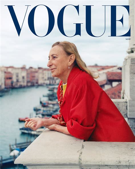 How Miuccia Prada Sees the World for Vogue’s March Cover